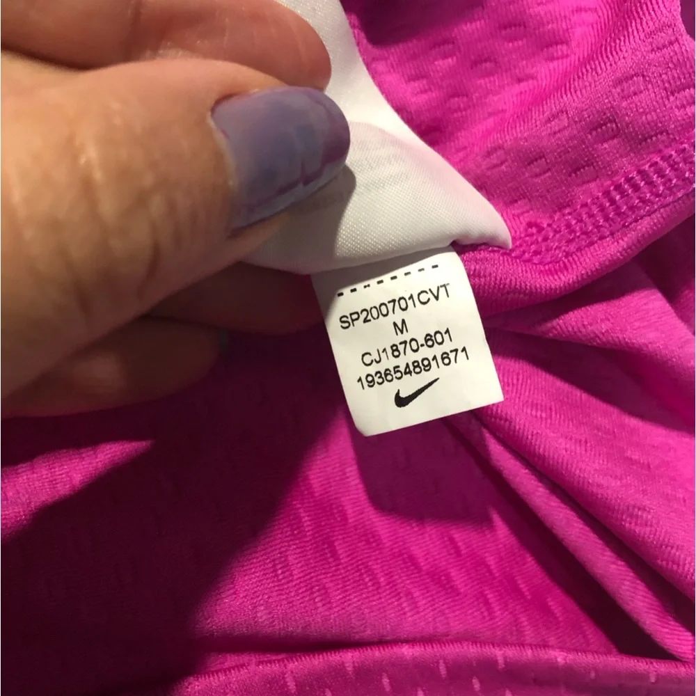 Nike air pink boxy crop top